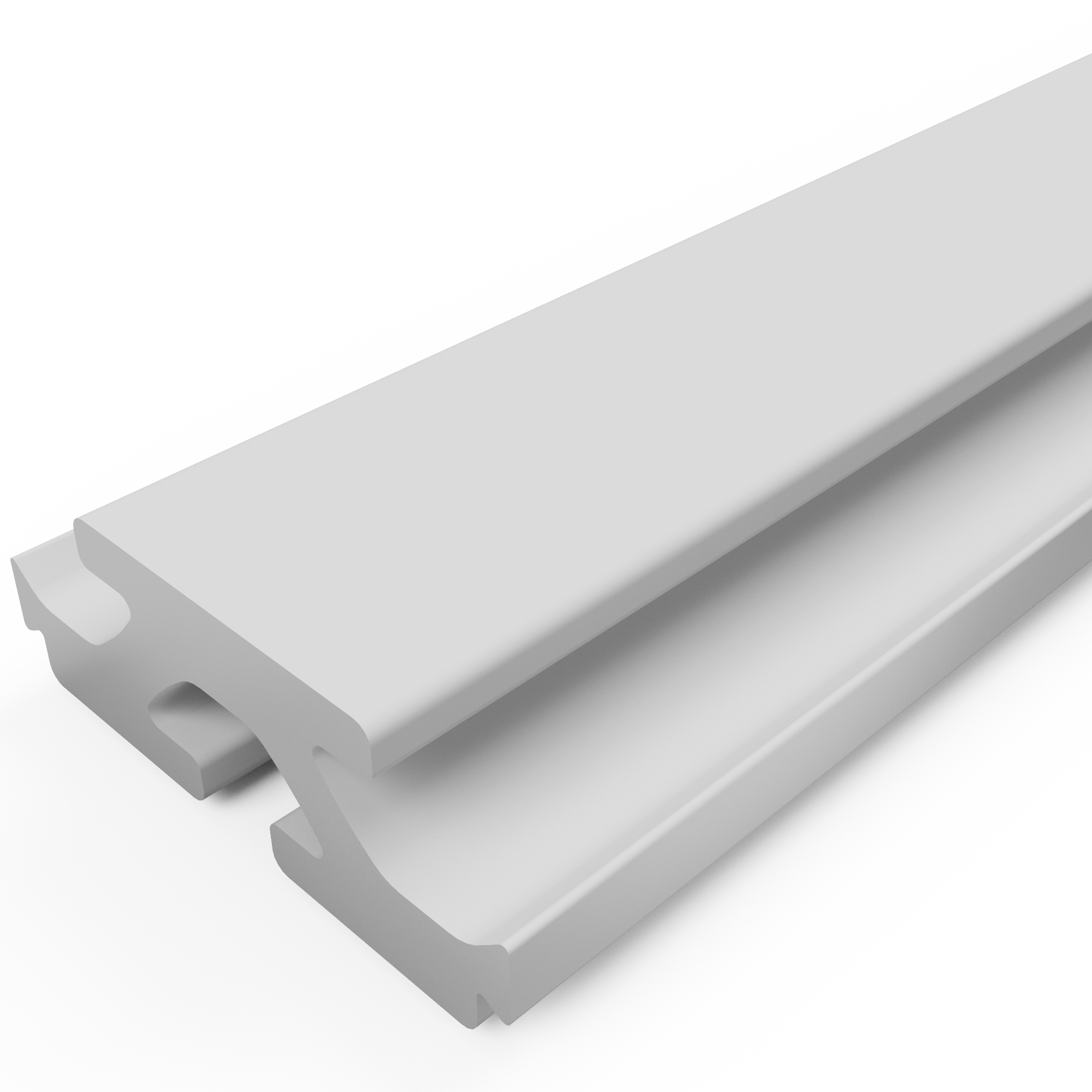 Bed Plate Connection Profile 8 55x20, natural
