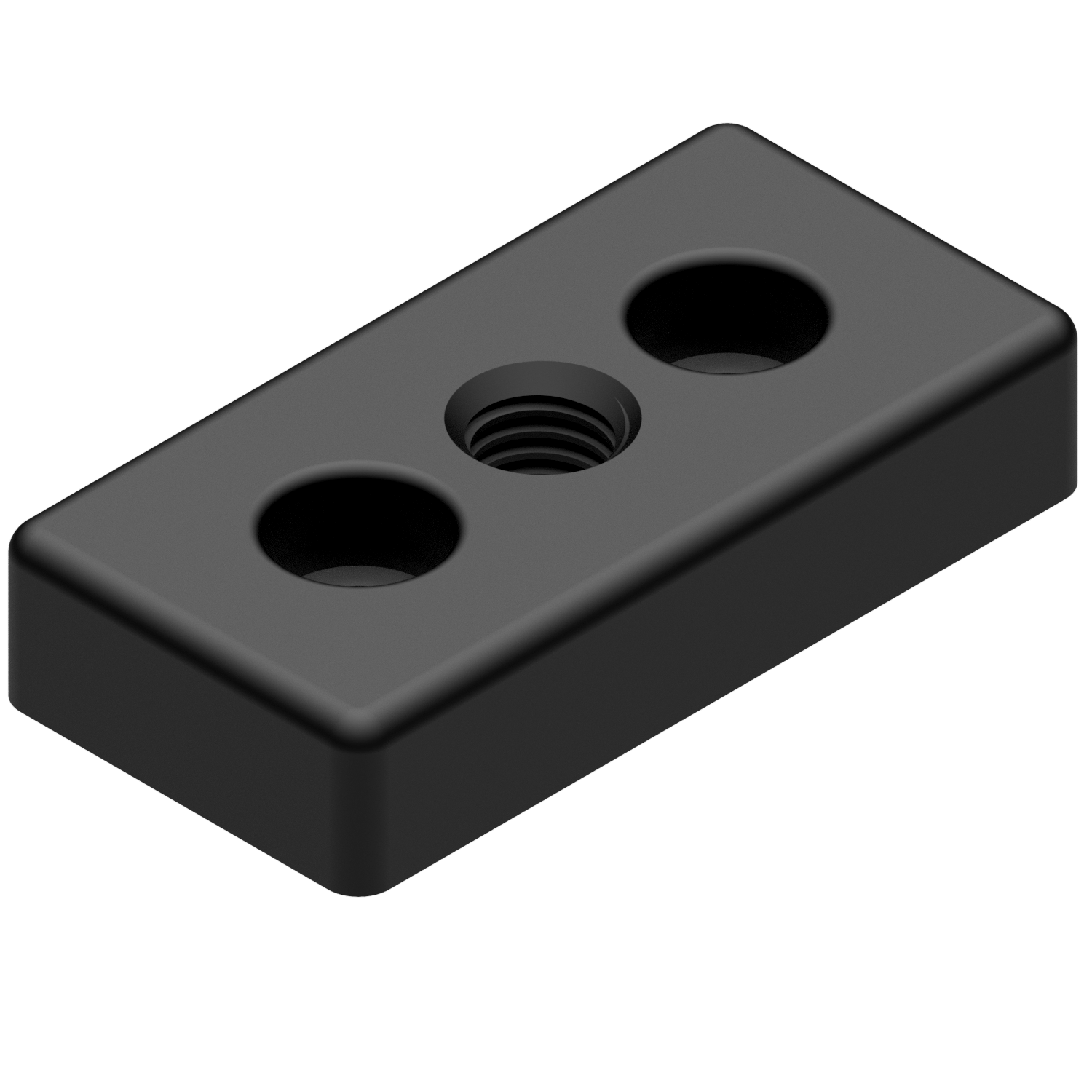 Base Plate 6 60x30, M10, black