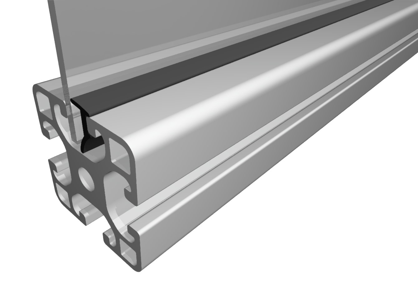 Dichtprofil 8 4-6mm, schwarz Dichtprofil 8 4-6mm, schwarz