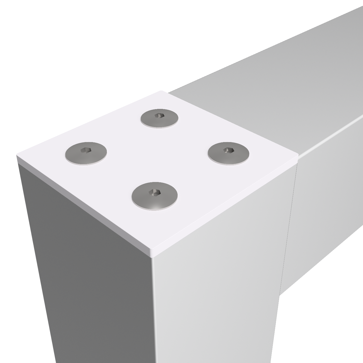 Abdeckkappe X 8 80x80 Al