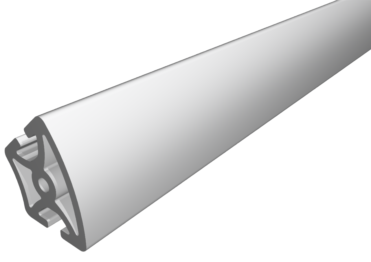 Profil 8 R40/80-45°, natur Profil 8 R40/80-45°, natur