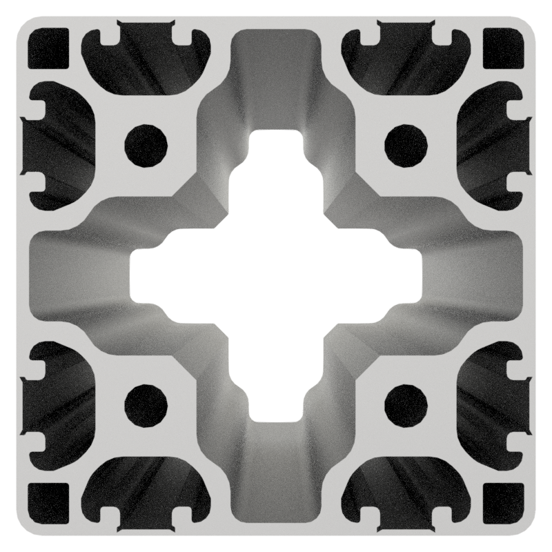 Profil 8 80x80 8NO leicht, natur