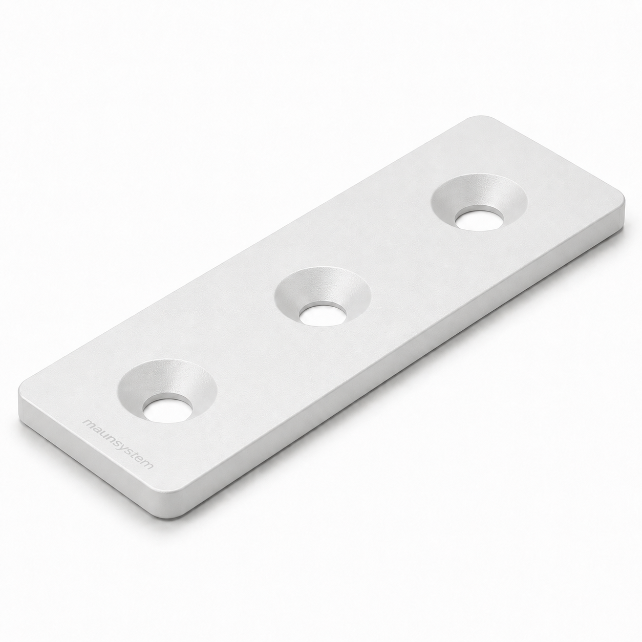 Lasche 8 120x40, weißaluminium ähnlich RAL 9006