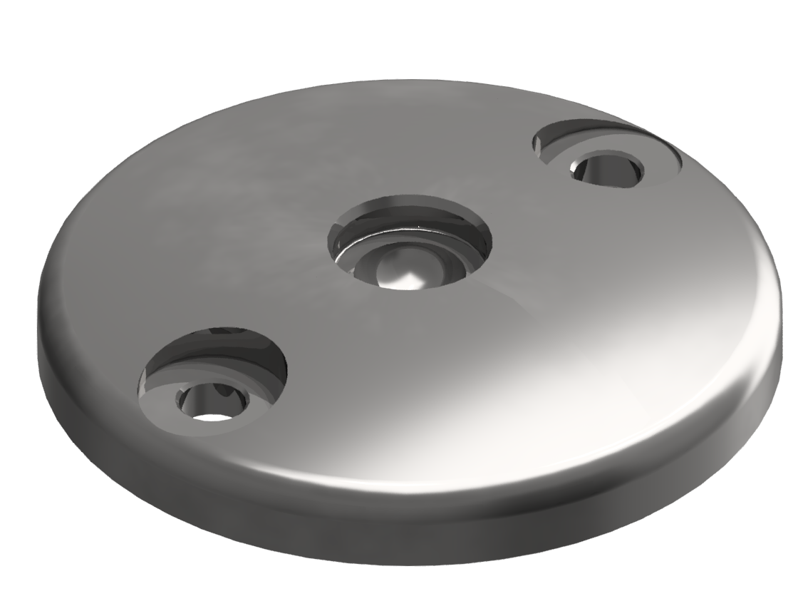 Teller A DÜ D100, Edelstahl Teller A DÜ D100, Edelstahl