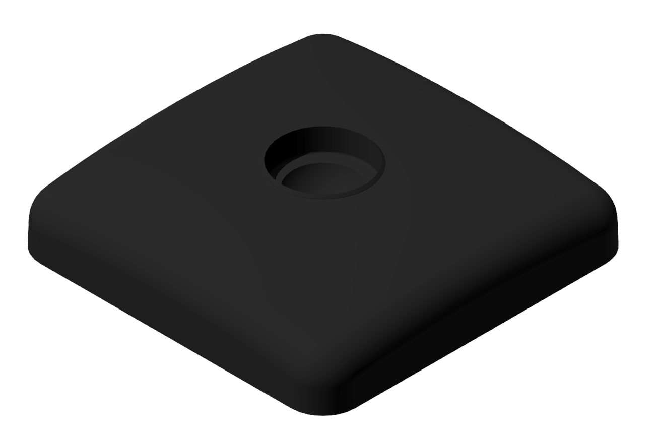 Teller D D60 ZN, schwarz