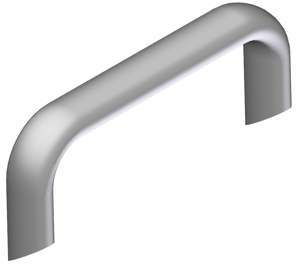 Handgriff Al 55°, natur