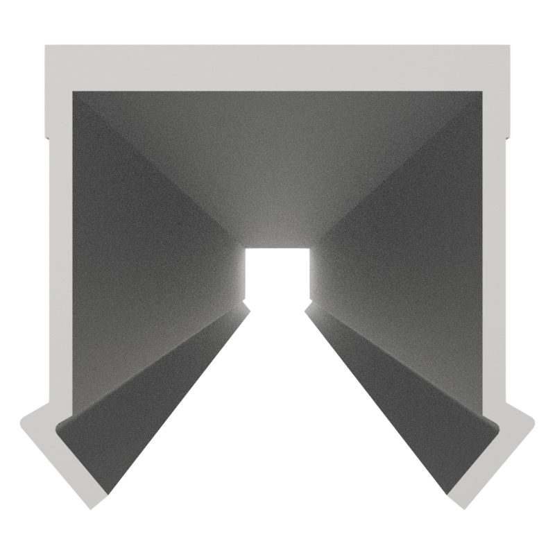 Abdeckprofil AL natur-10 Abdeckprofil AL natur-10