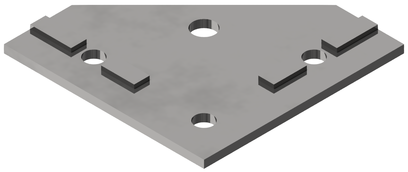 Verbinderplatte 100x100x4, verzinkt-8