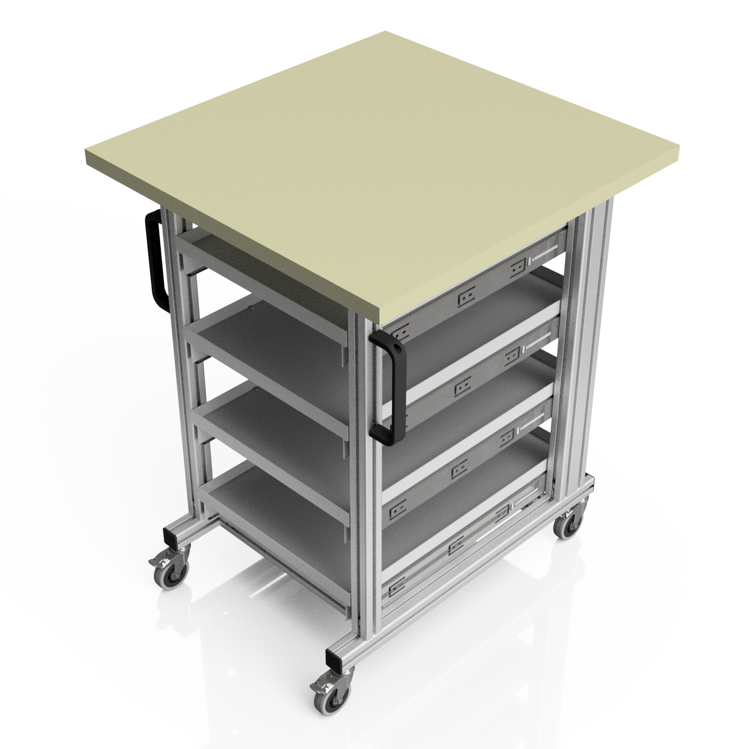 Systemtisch Pro Basismodul 70x72cm für Eurobehälter