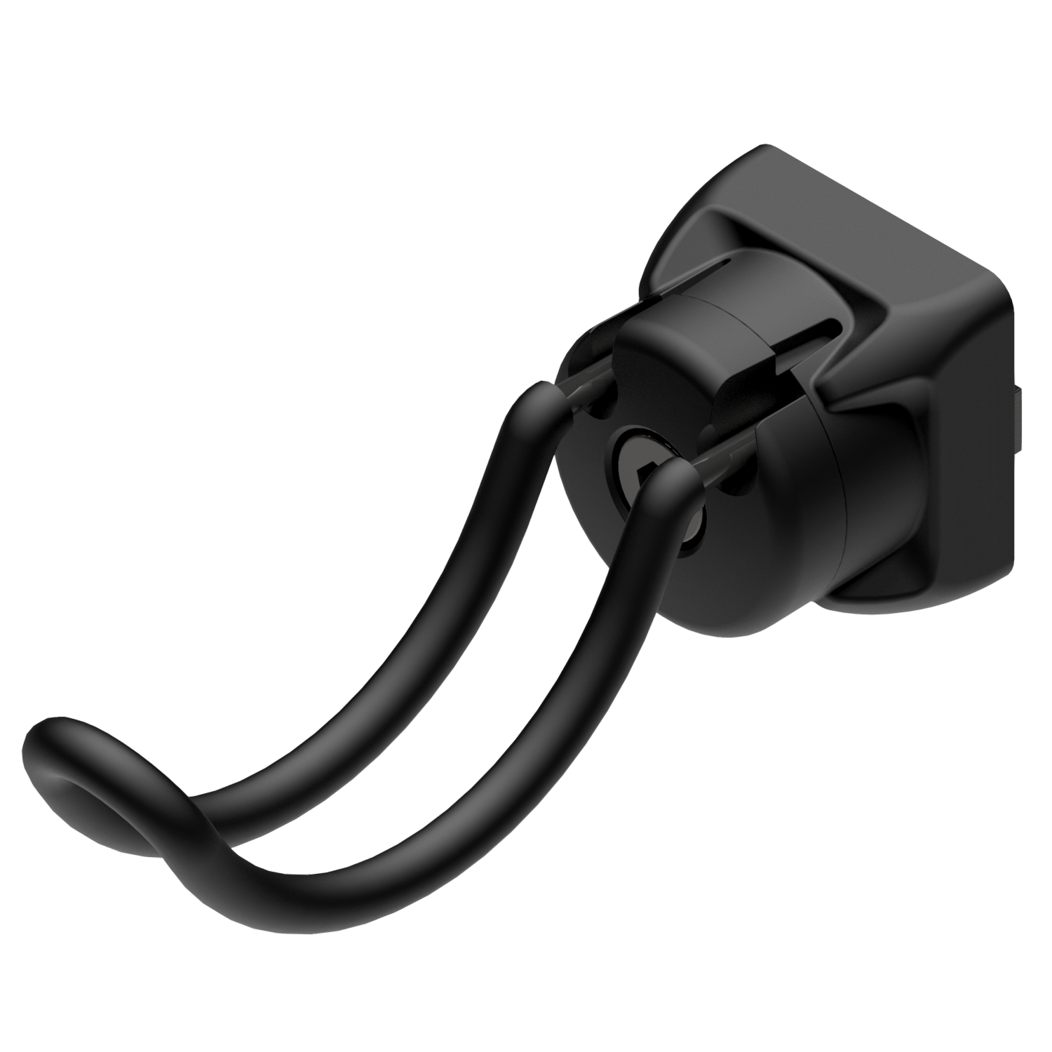 Hook 8 R40, black similar to RAL 9005