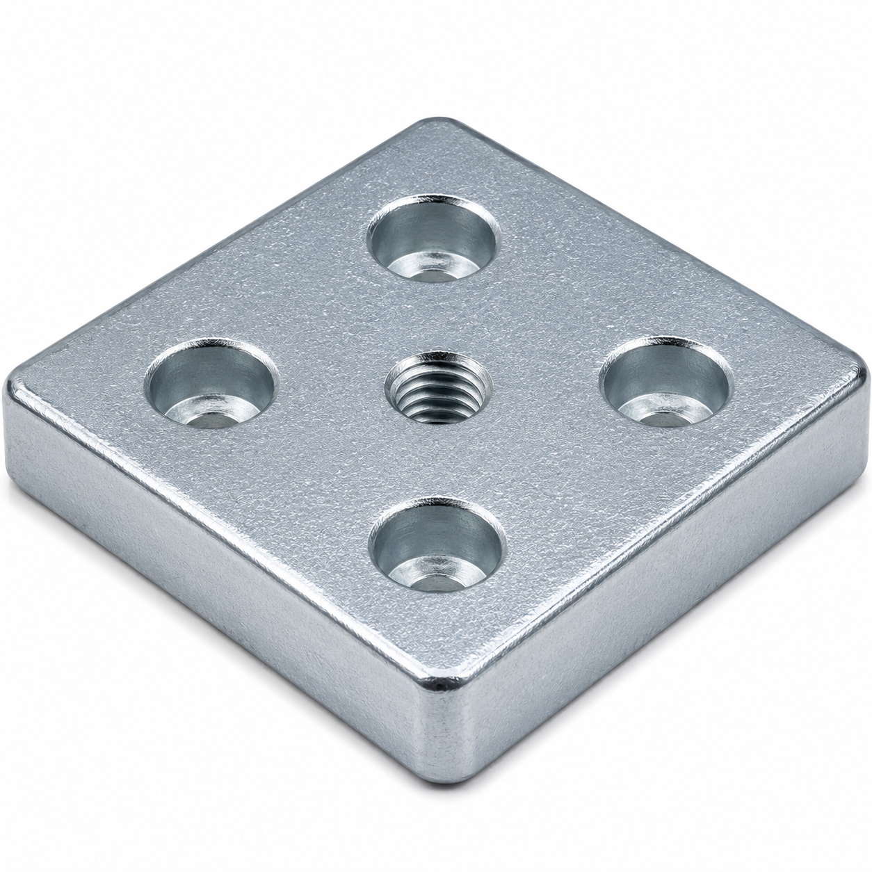 Fußplatte 8 80x80, M12, verzinkt