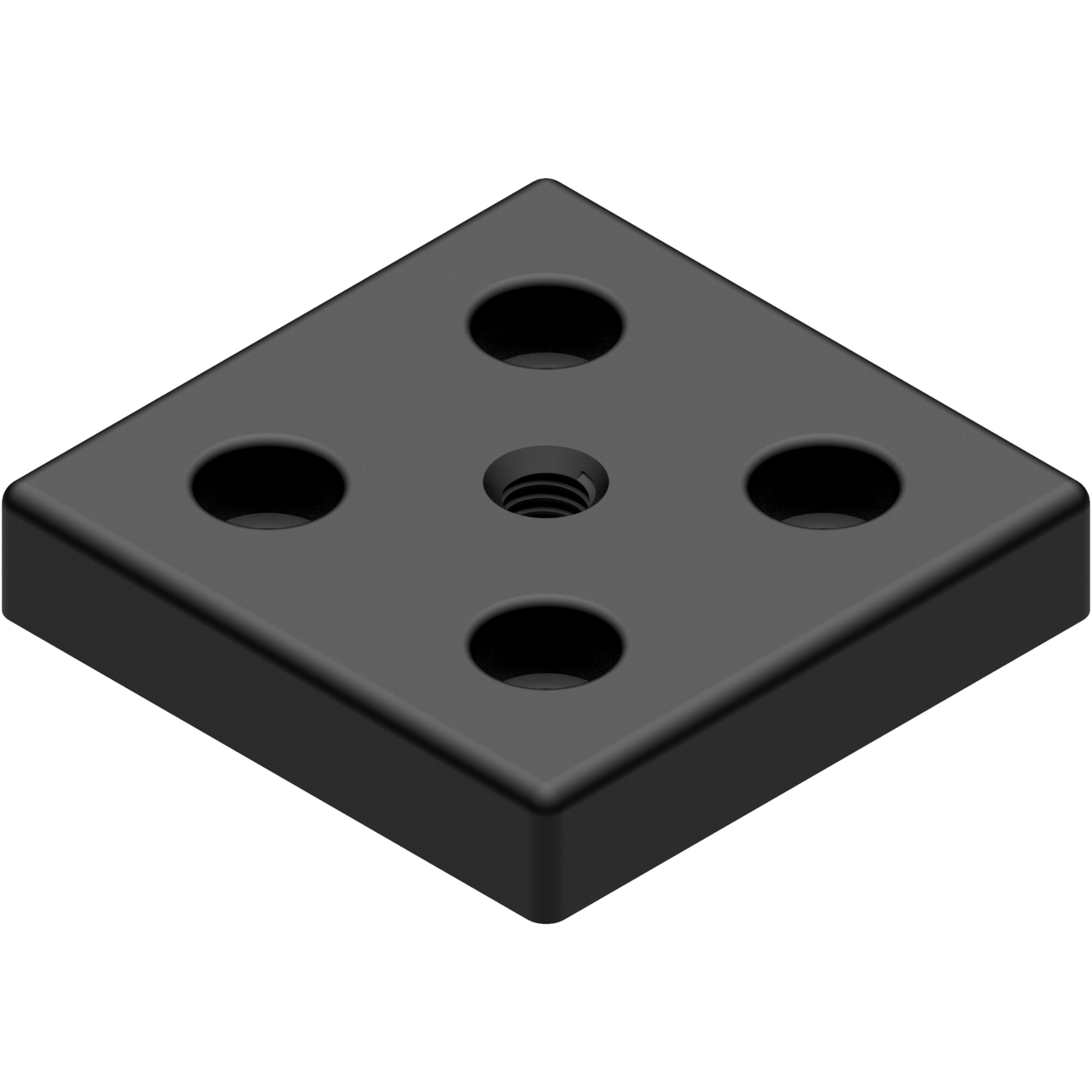 Base Plate 6 60x60, M8, black