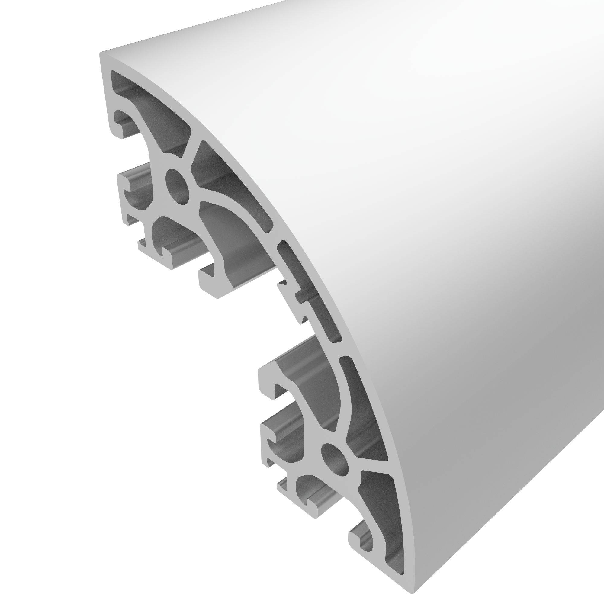 Profil X 8 40 R80-90° K15 - XMS, natur Profil X 8 40 R80-90° K15 - XMS, natur
