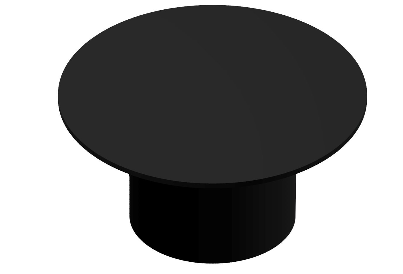 Abdeckkappe 8 D7, schwarz
