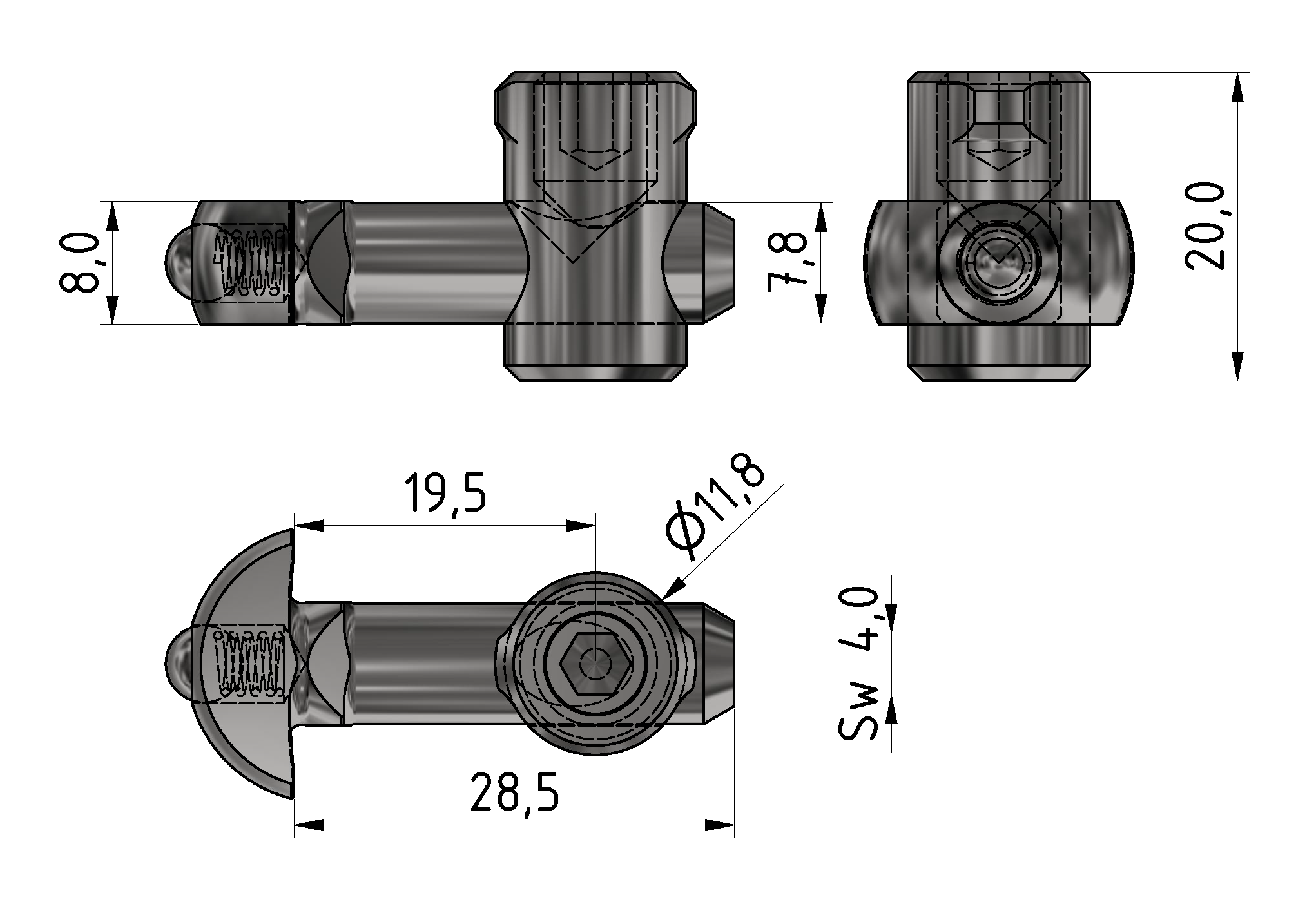 Zentralspanner 40 EQ