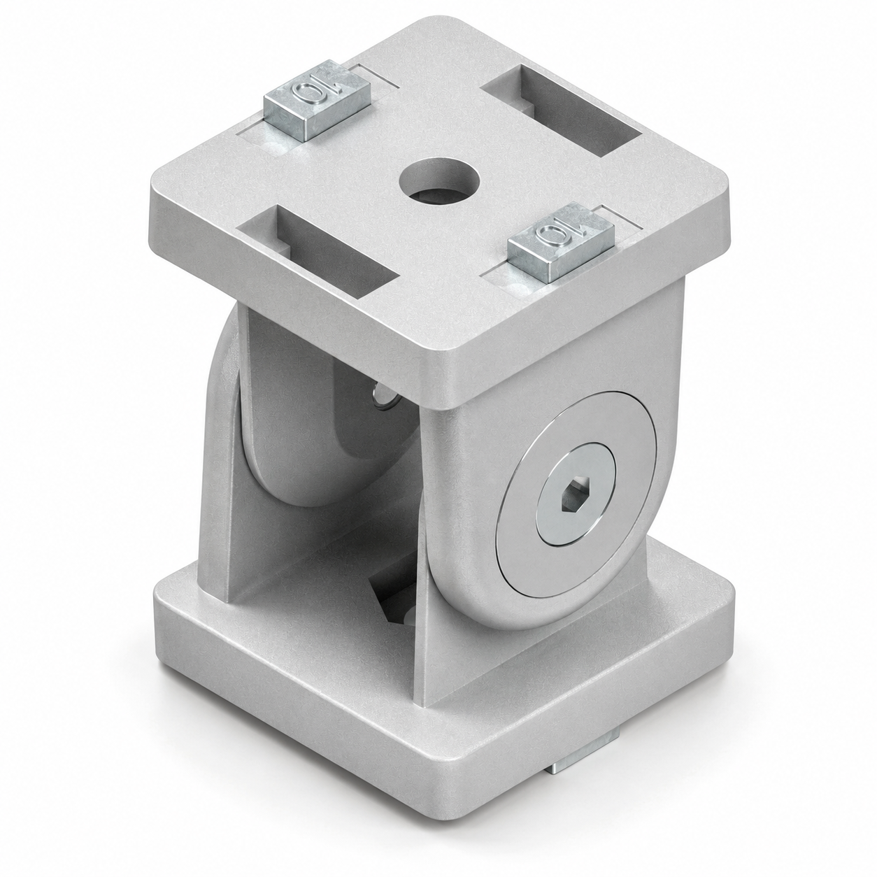 Gelenk 45, weißaluminium-10