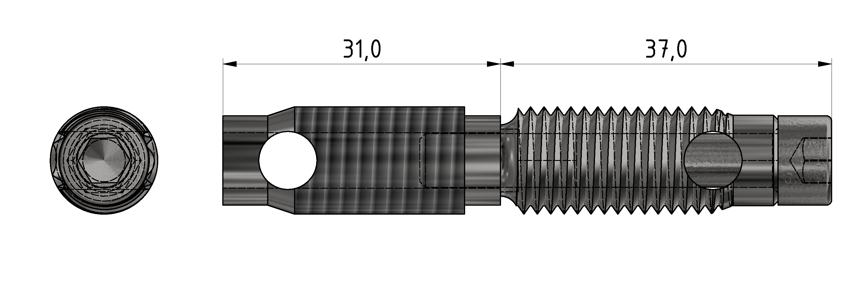 Automatic Butt-Fastening Set 8, stainless