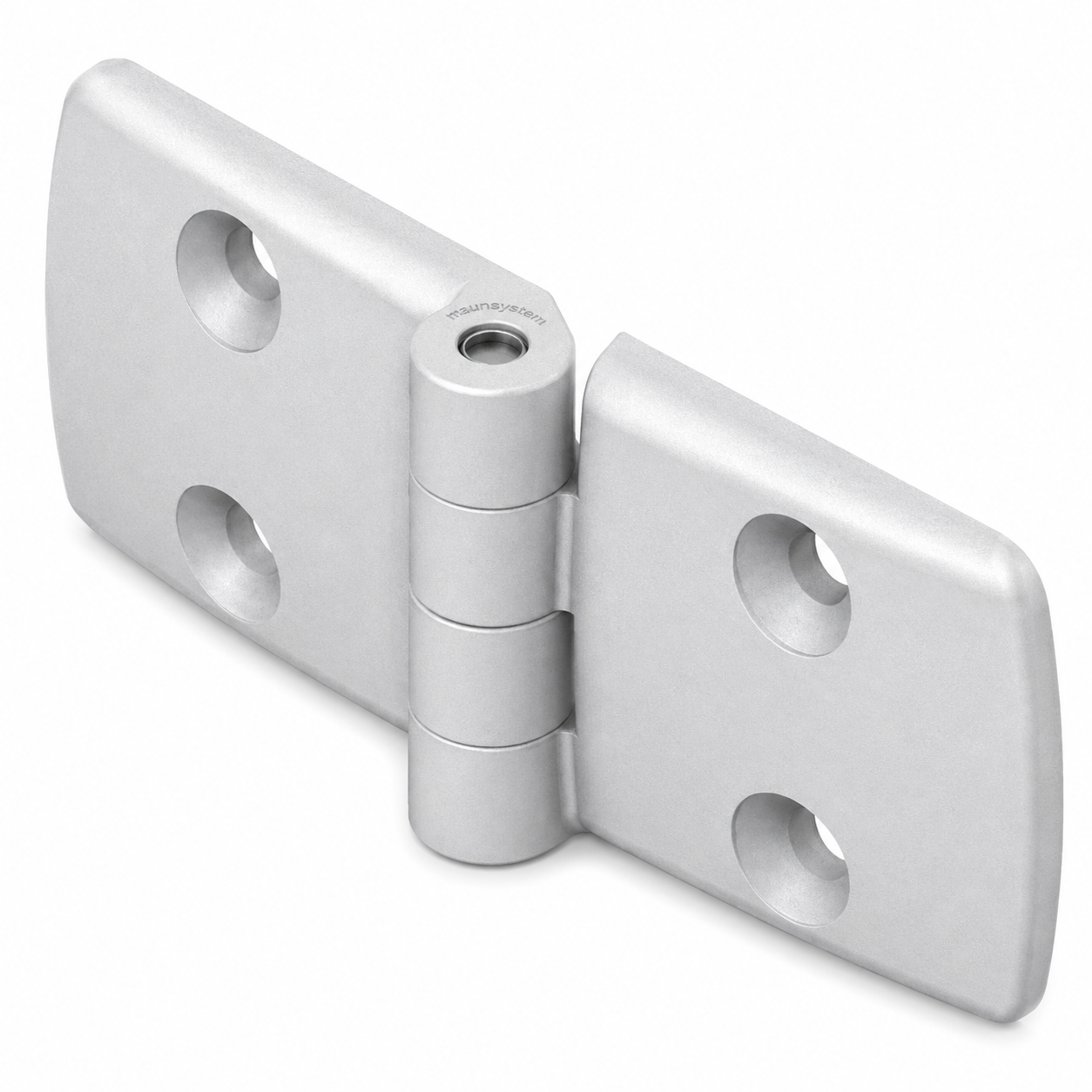 Alu Combi Hinge non detachable 60x60 Al, white aluminium-10