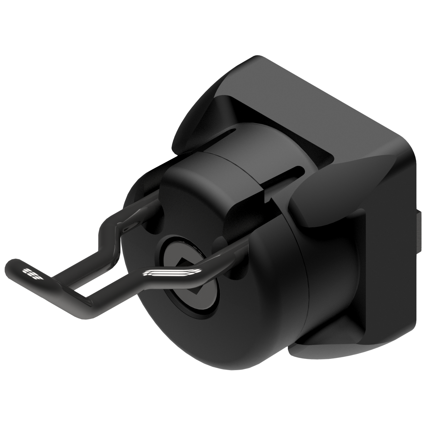 Hook 8 40x20, black similar to RAL 9005 Hook 8 40x20, black similar to RAL 9005