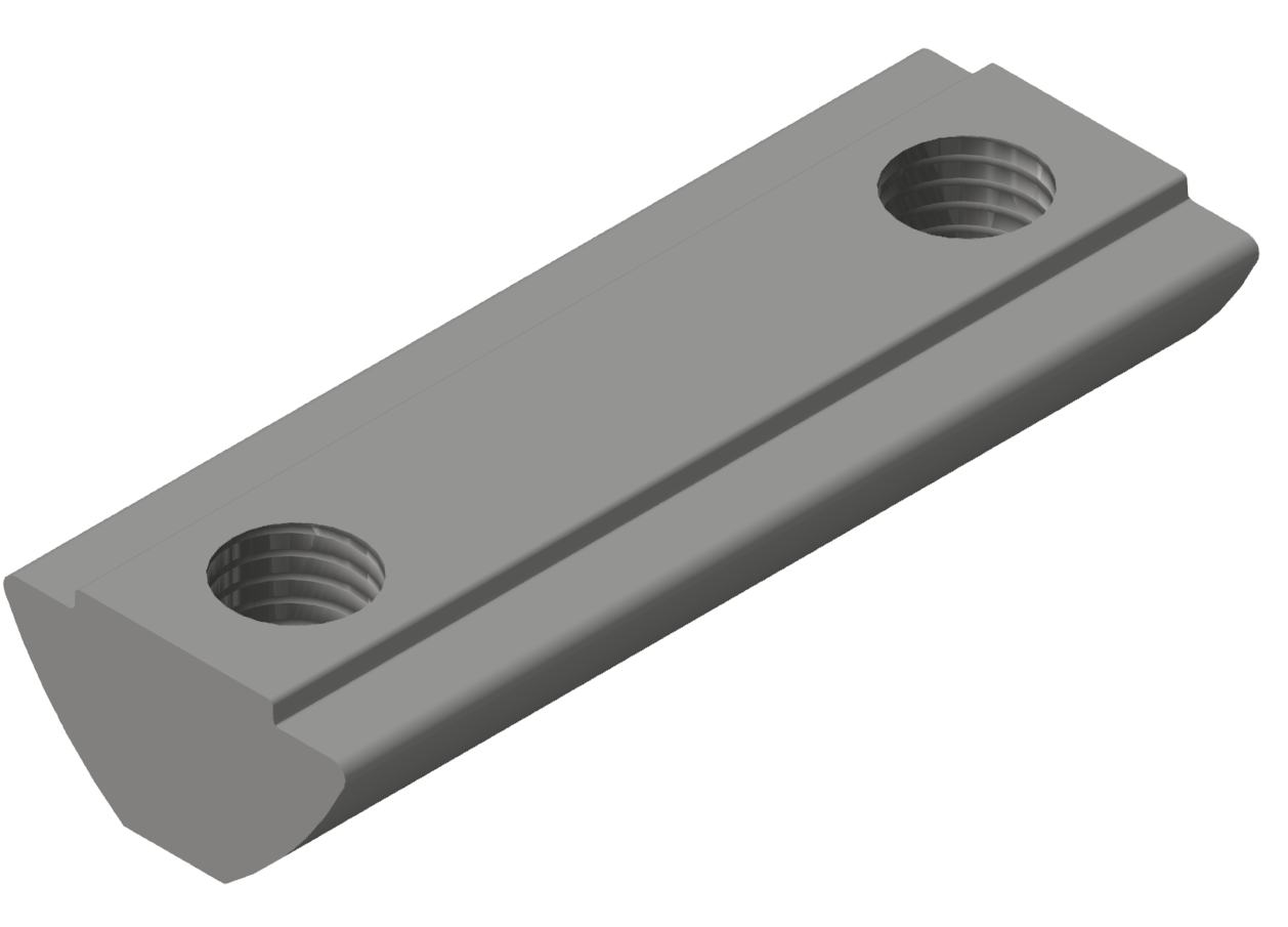 Nutenstein 8 St 2xM6-36, verzinkt Nutenstein 8 St 2xM6-36, verzinkt