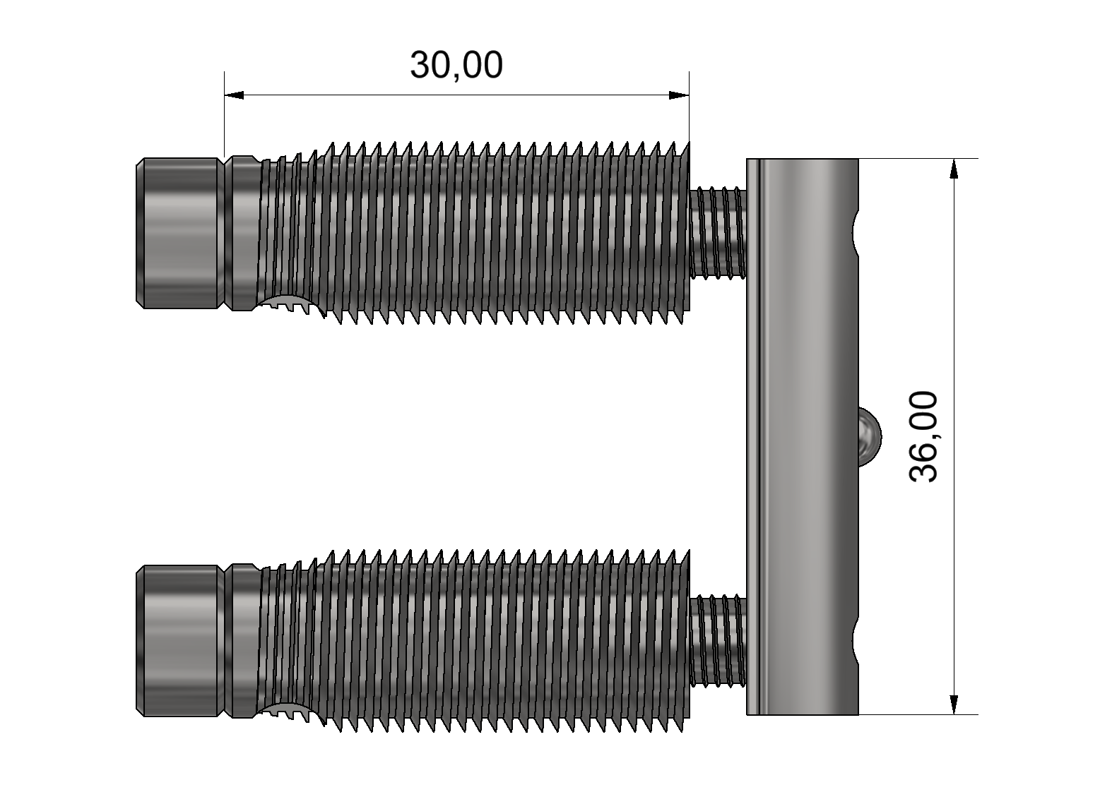 Automatik-Verbindungssatz 8 S 40, verzinkt
