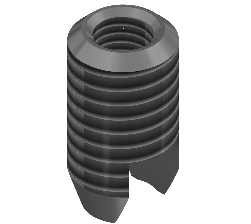 Ensat threaded insert S8/M5, zinc-plated-8