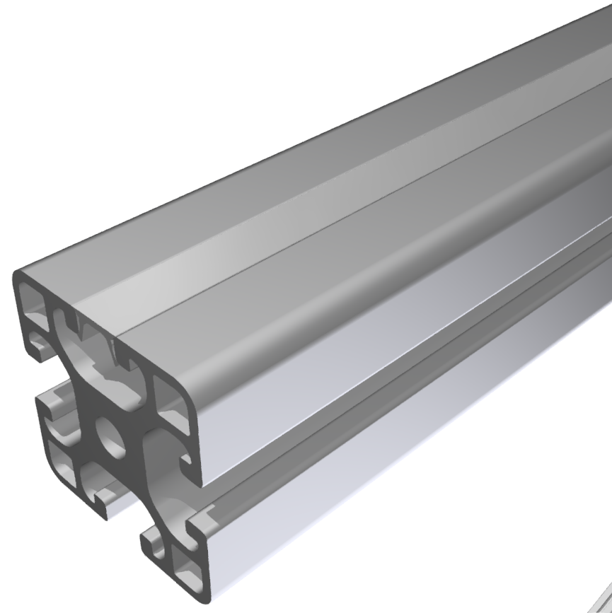 Abdeckprofil 6 PP, weißaluminium