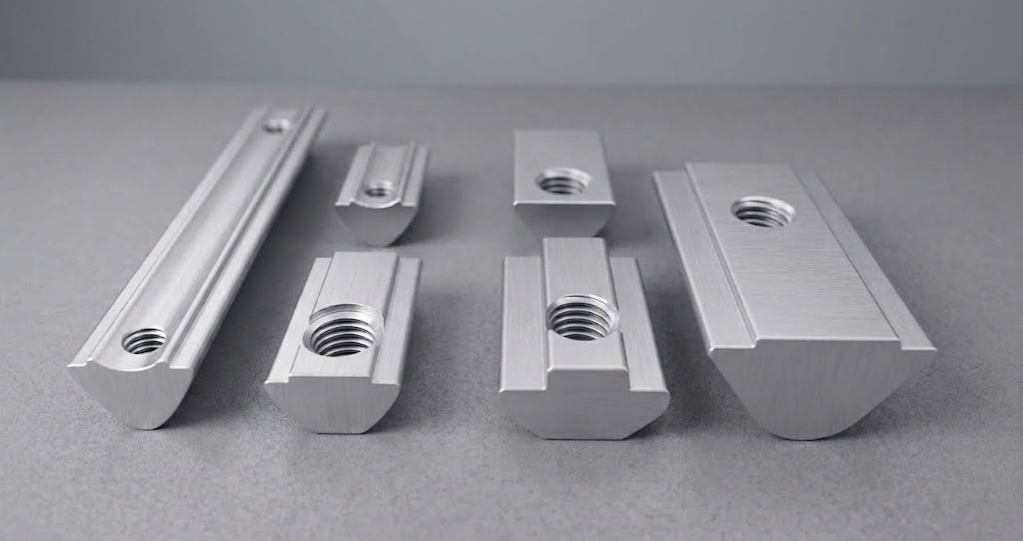 T-slot nut comparison: types, torques and material