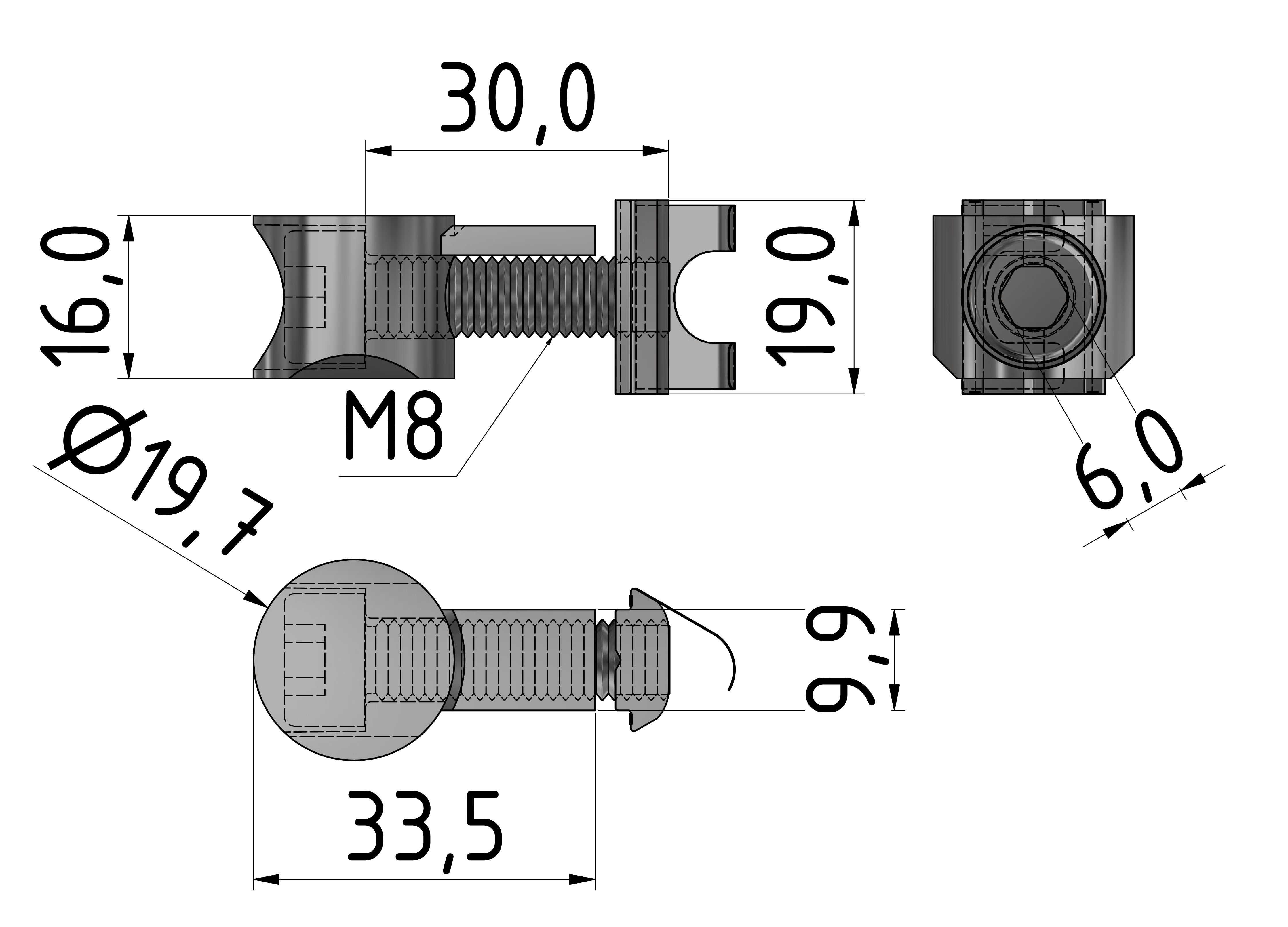 Universal-Verbindungssatz 10, verzinkt