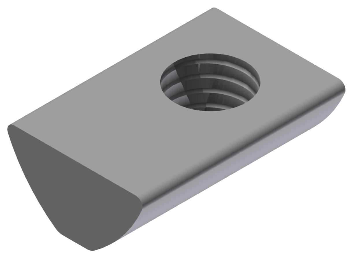 T-Slot Nut 5 St M5, bright zinc-plated