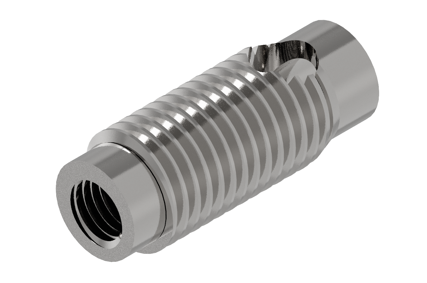 Automatic Butt-Fastening-Threaded sleeve 8, bright zinc-plated