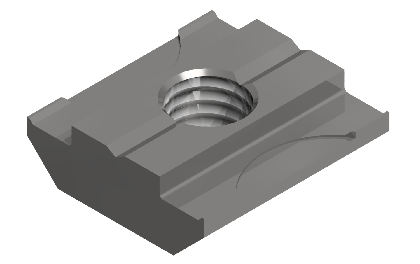 T-Slot Nut B M5, stainless-6