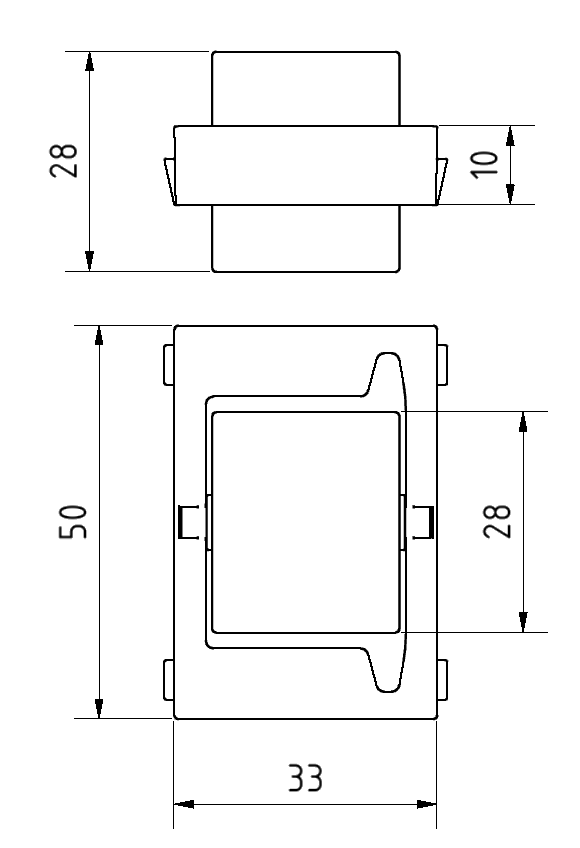 Rolleneinsatz D30, signalgrün ähnlich RAL 6032