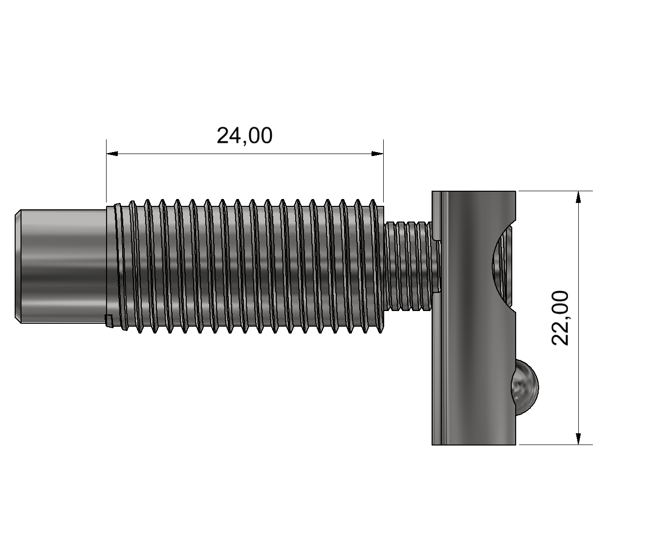 Combi-Einschraubverbinder -8, verzinkt