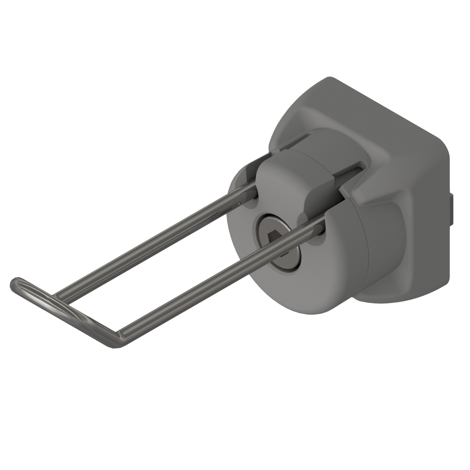 Hook 8 80x20, black similar to RAL 7042 Hook 8 80x20, black similar to RAL 7042