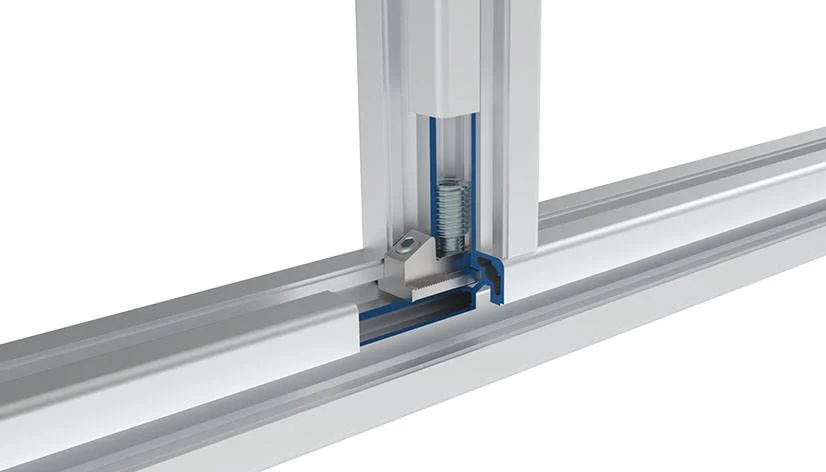 Profil-Verbinder 8 90° Satz, verzinkt