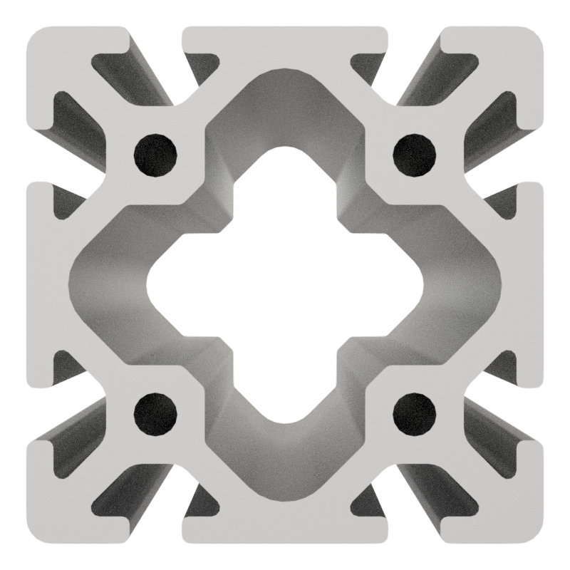 Profil 10 100x100, natur Profil 10 100x100, natur