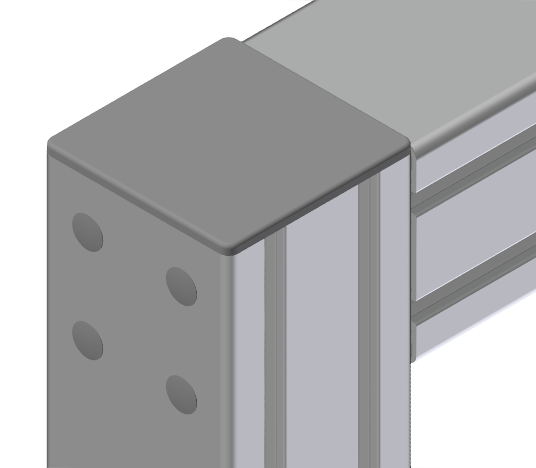 Abdeckkappe 8 D7, grau