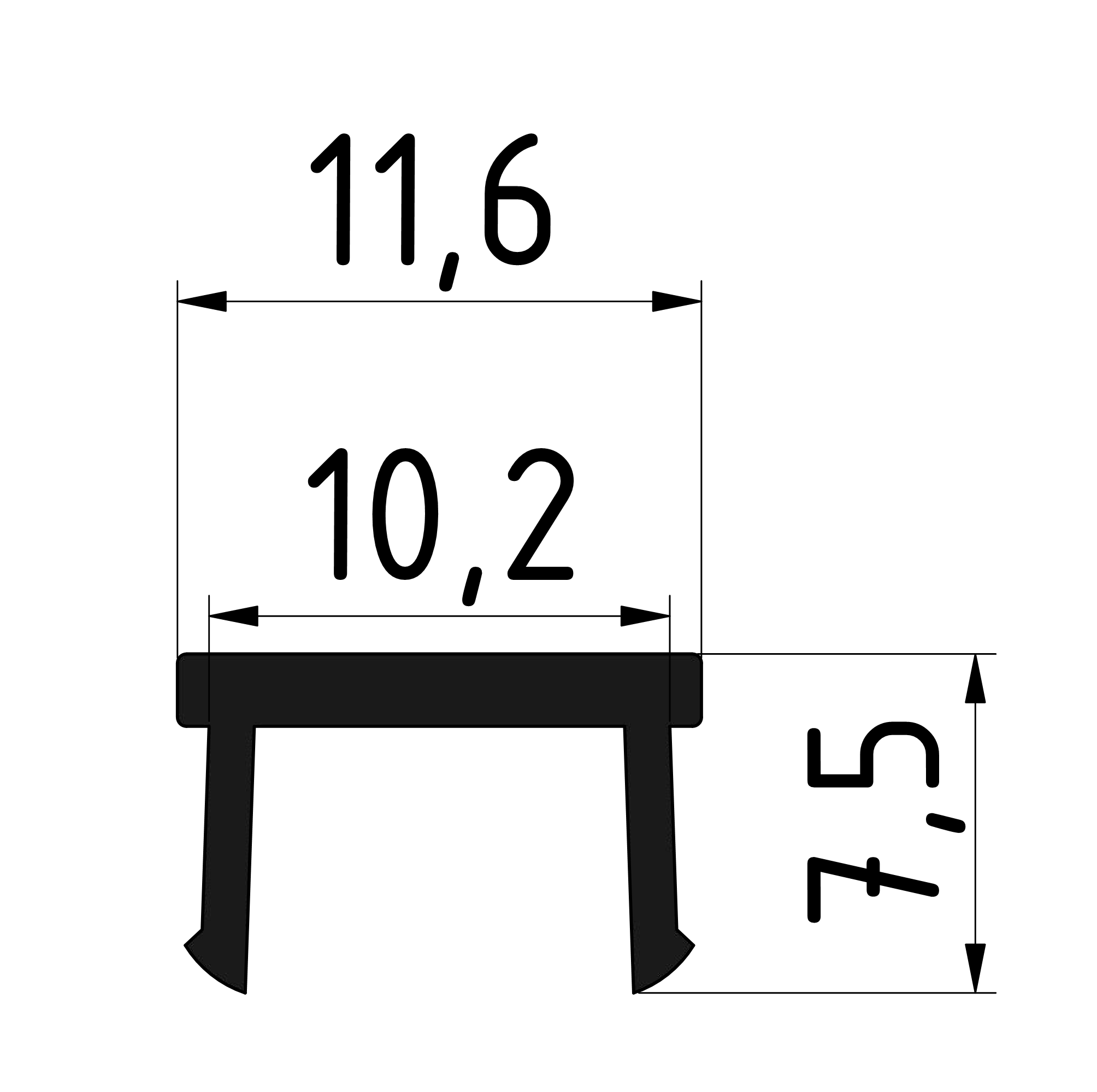 Abdeckprofil Aluminium-10