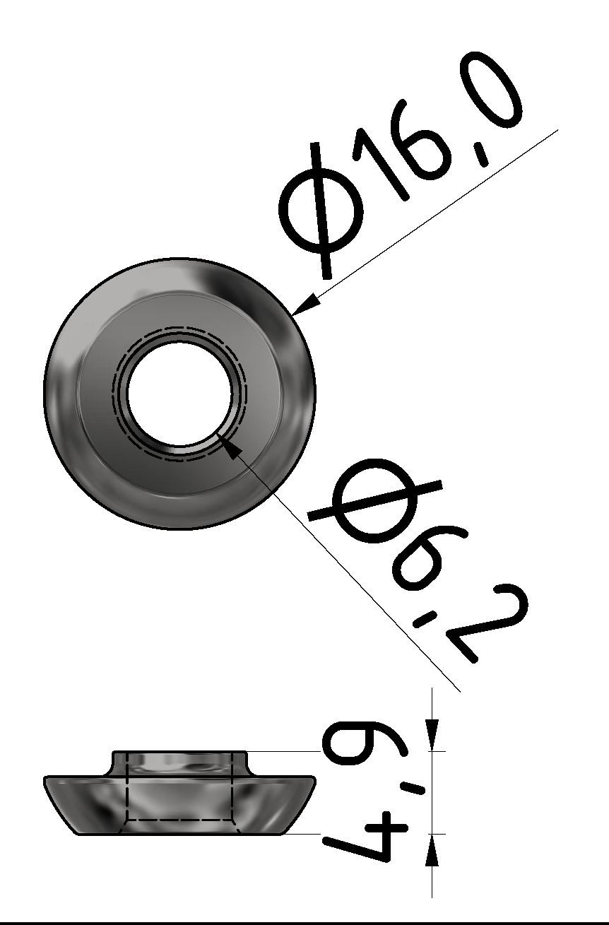 Nutscheibe 8 D6, verzinkt Nutscheibe 8 D6, verzinkt