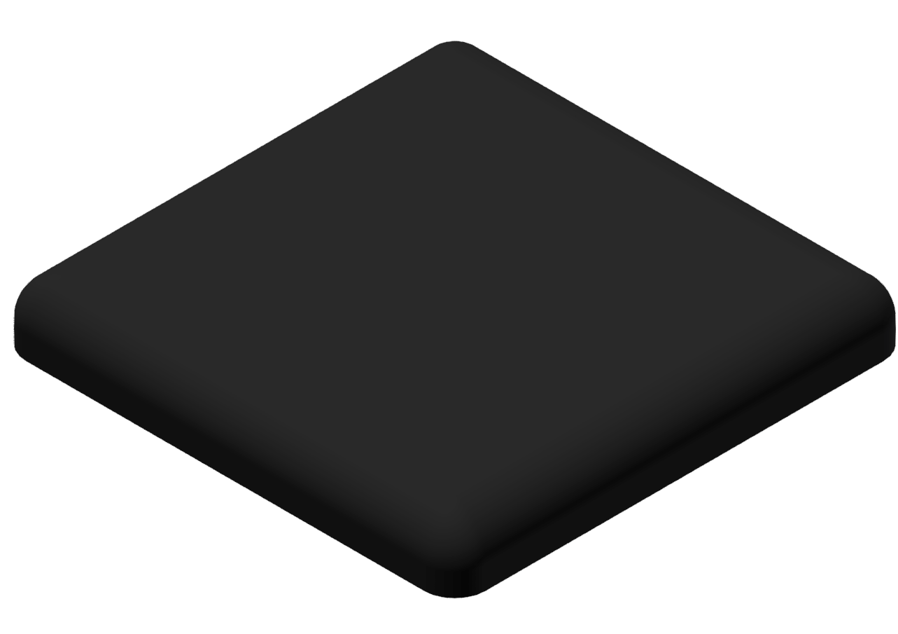 Cap 6 30x30, black