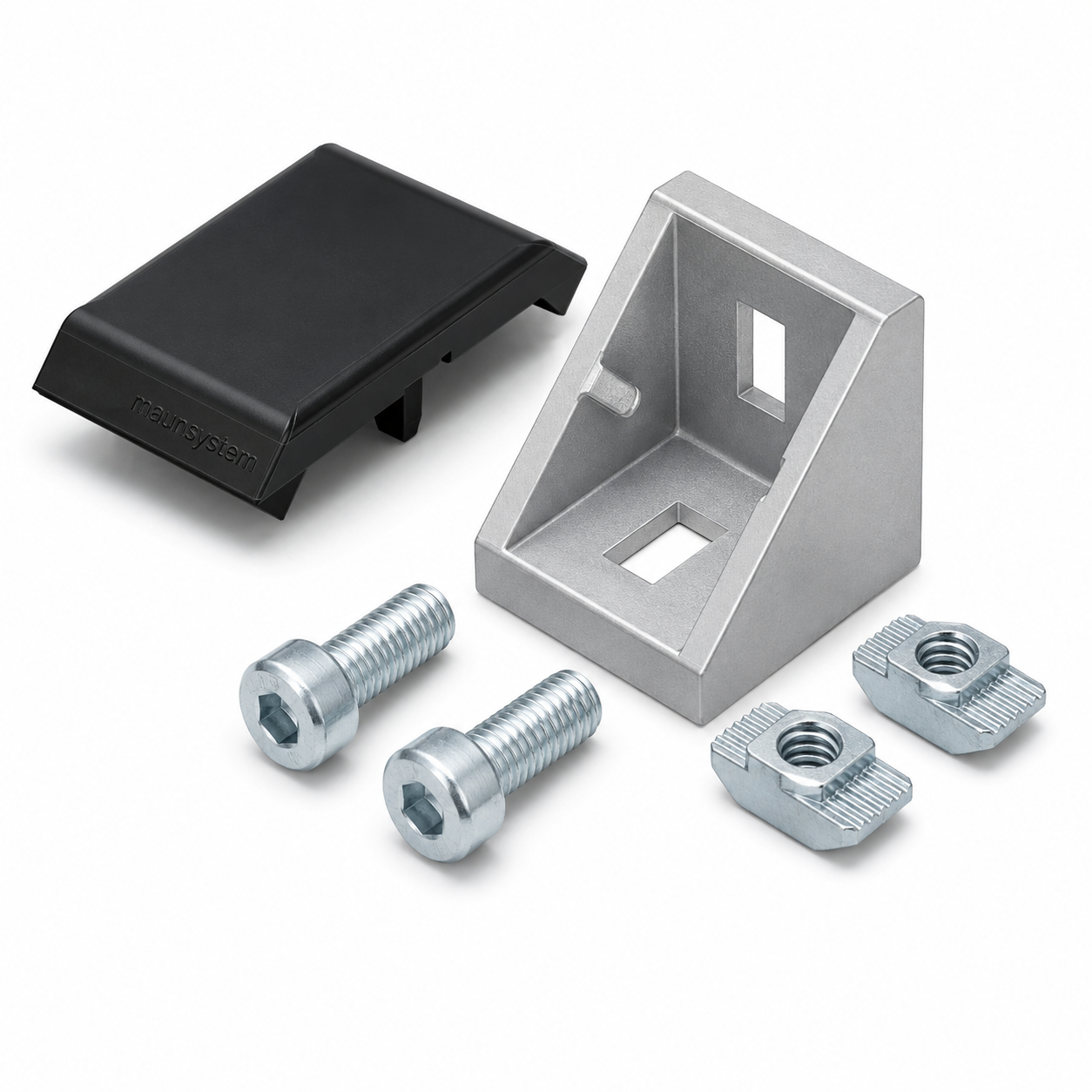 Winkelsatz 30x30, weißaluminium-8
