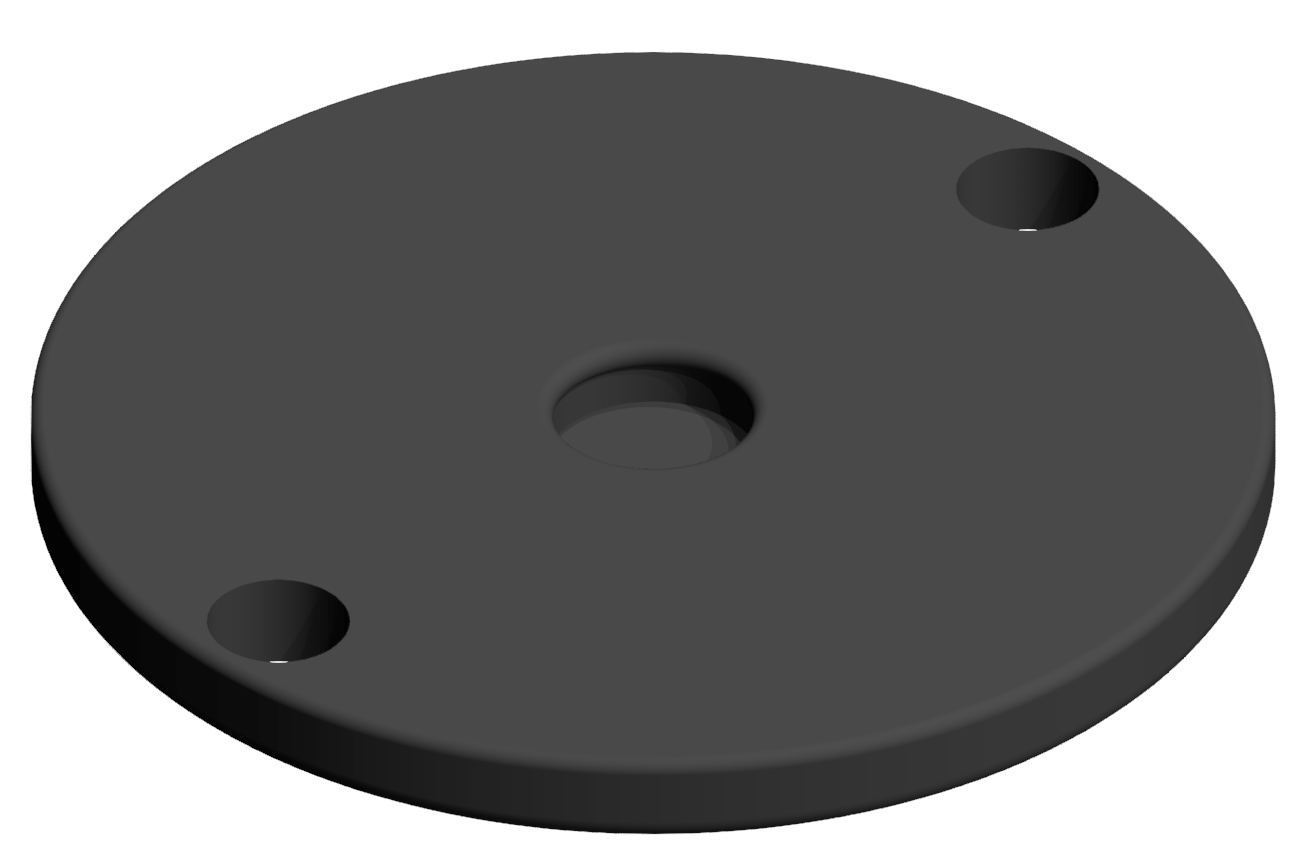 Anti Slip Plate A D100, black