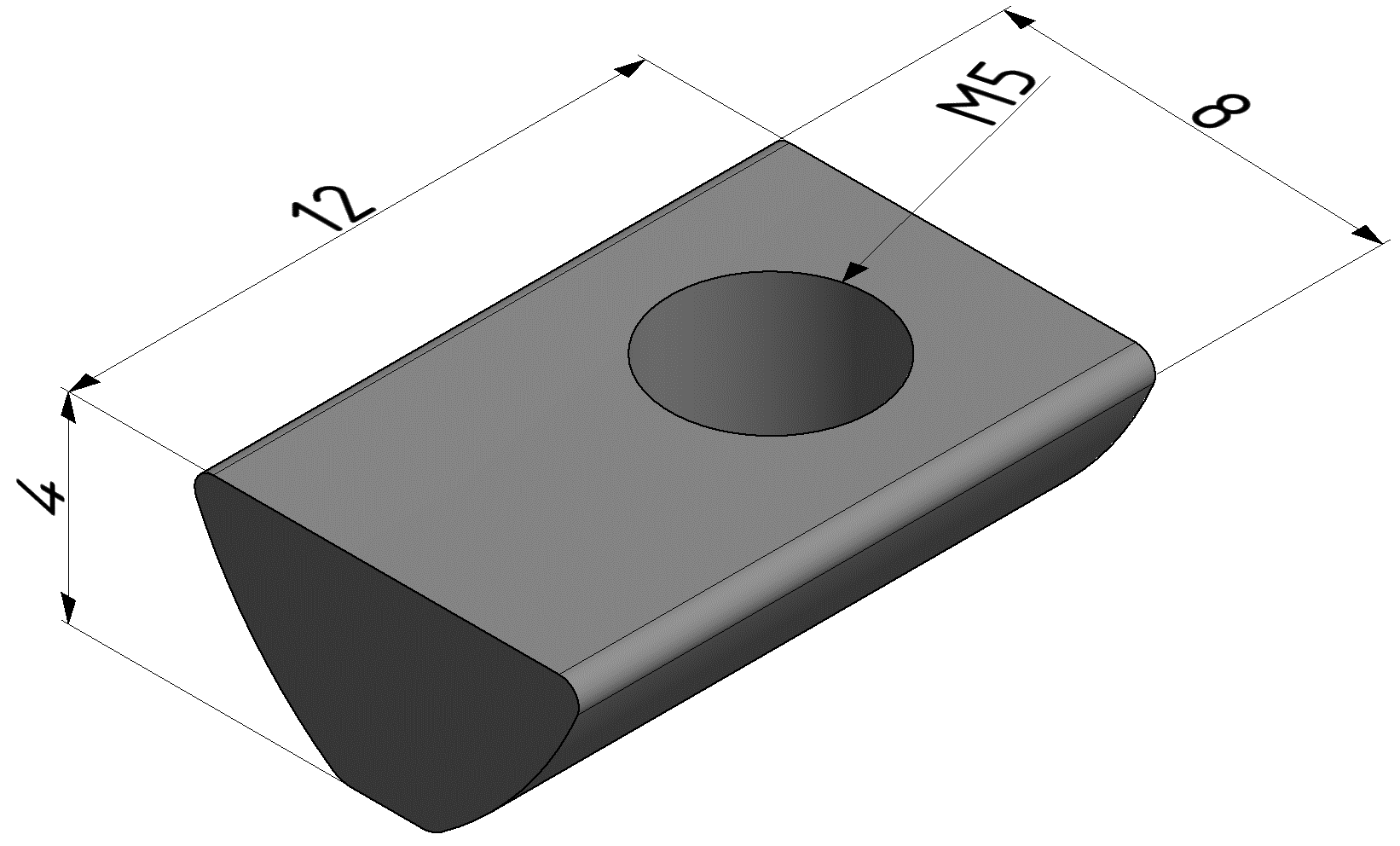 100 X Nutenstein 5 Pezzi M5 Scanalatura 5 – Tipo I – M5 Con Ponte, Sfera A Molla, Acciaio Zincato - Foto 3
