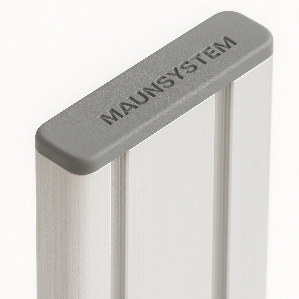 Abdeckkappe 8 80x16, grau ähnlich RAL 7042