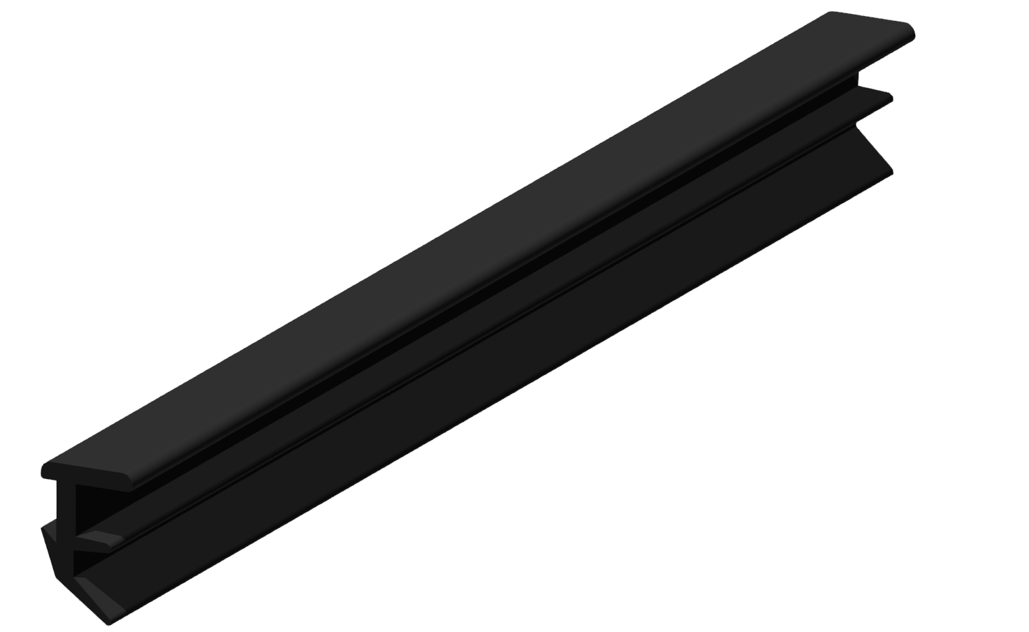 Dichtprofil 8 2-4mm, schwarz