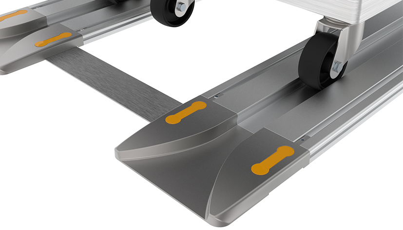 Connecting plate for guide rail Fifo - Set