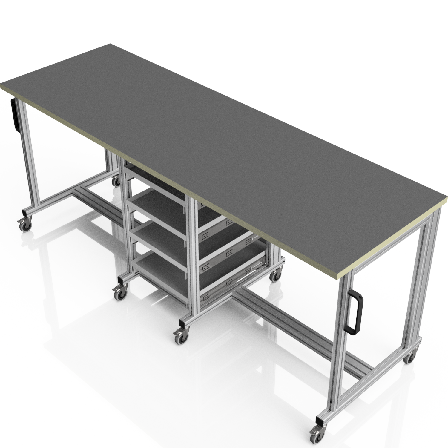 Systemtisch Pro 2200x720 mm für Eurobehälter