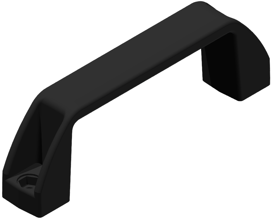 Handle 160 E PA, black-6/8/10 Handle 160 E PA, black-6/8/10