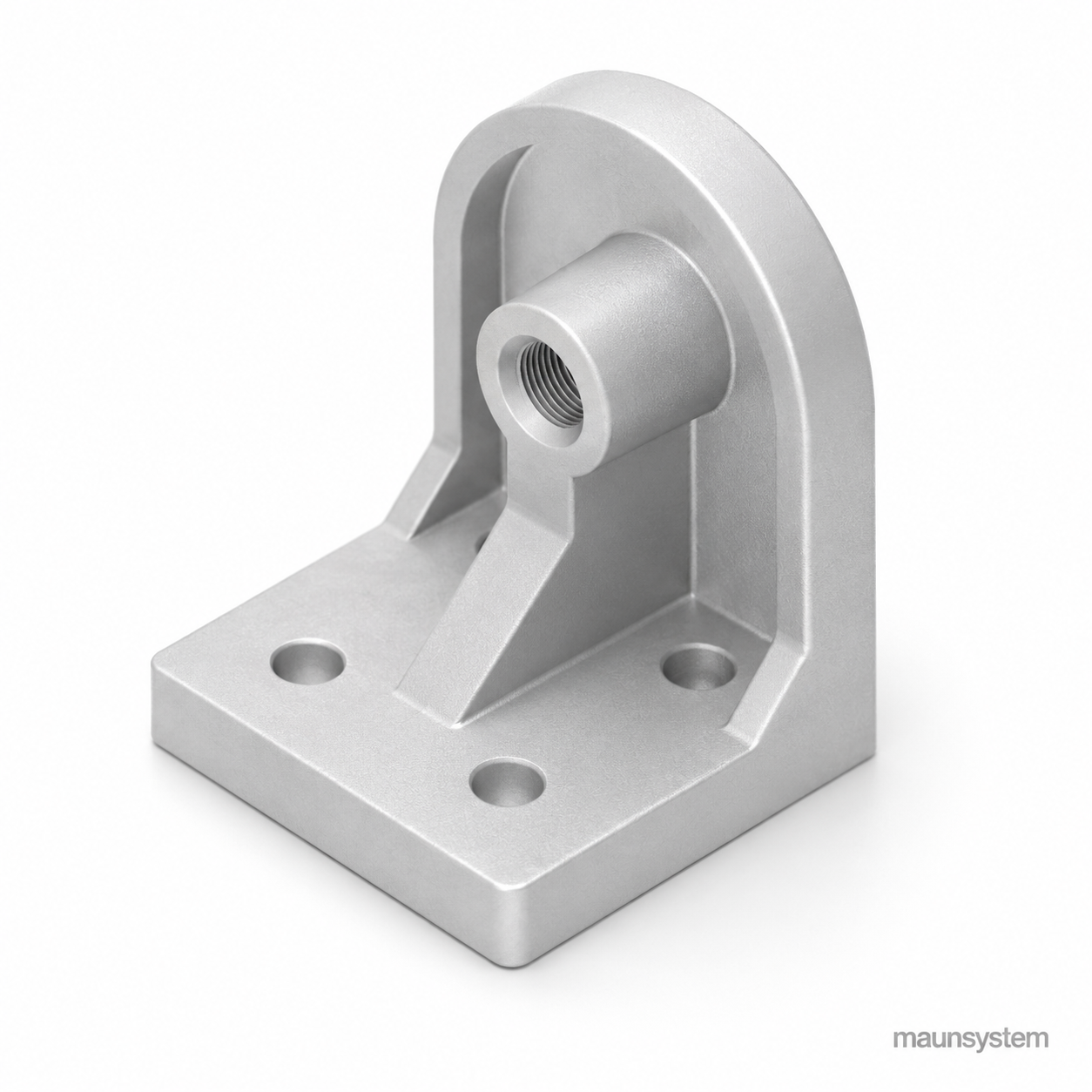 Stellfußsockel 8 D80, weißaluminium